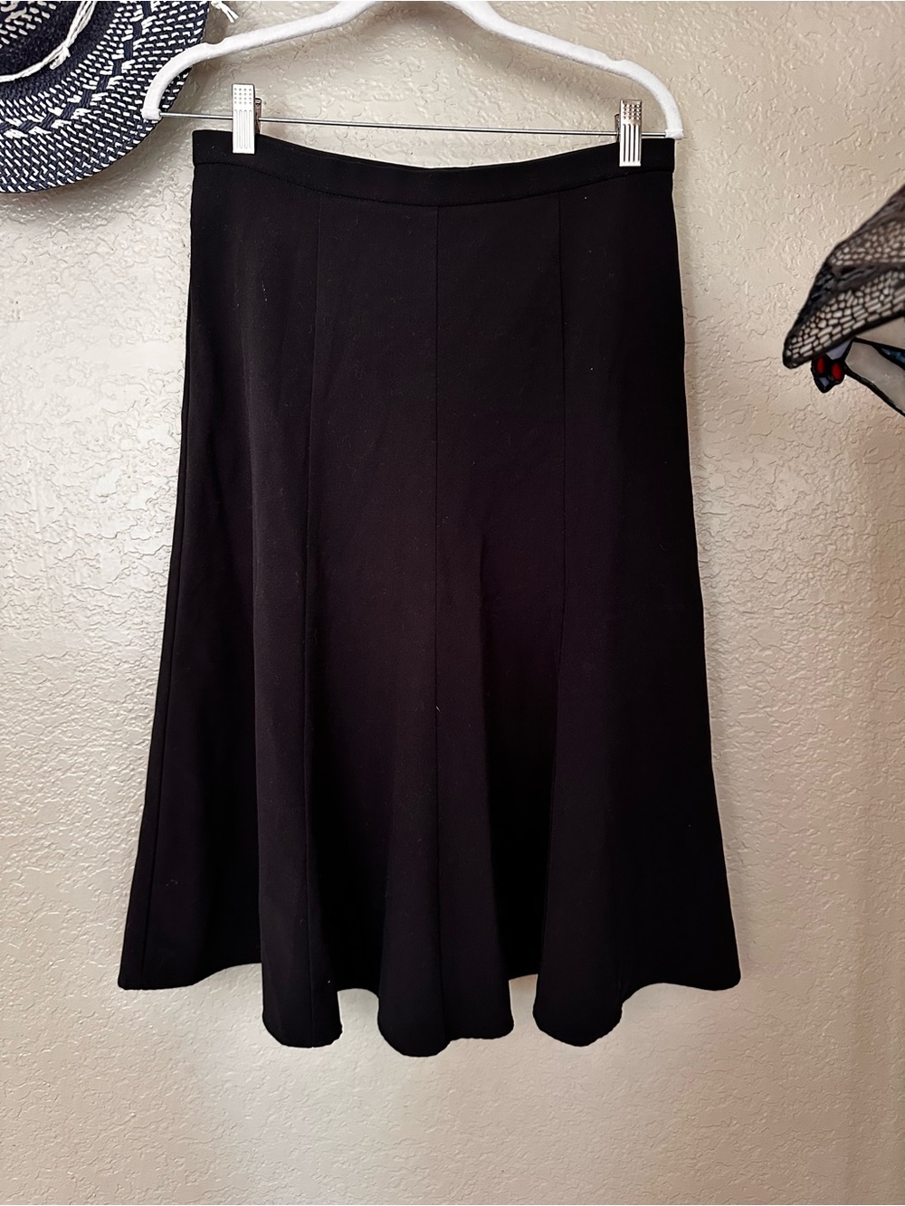Christopher & Banks Black A-Line Skirt
